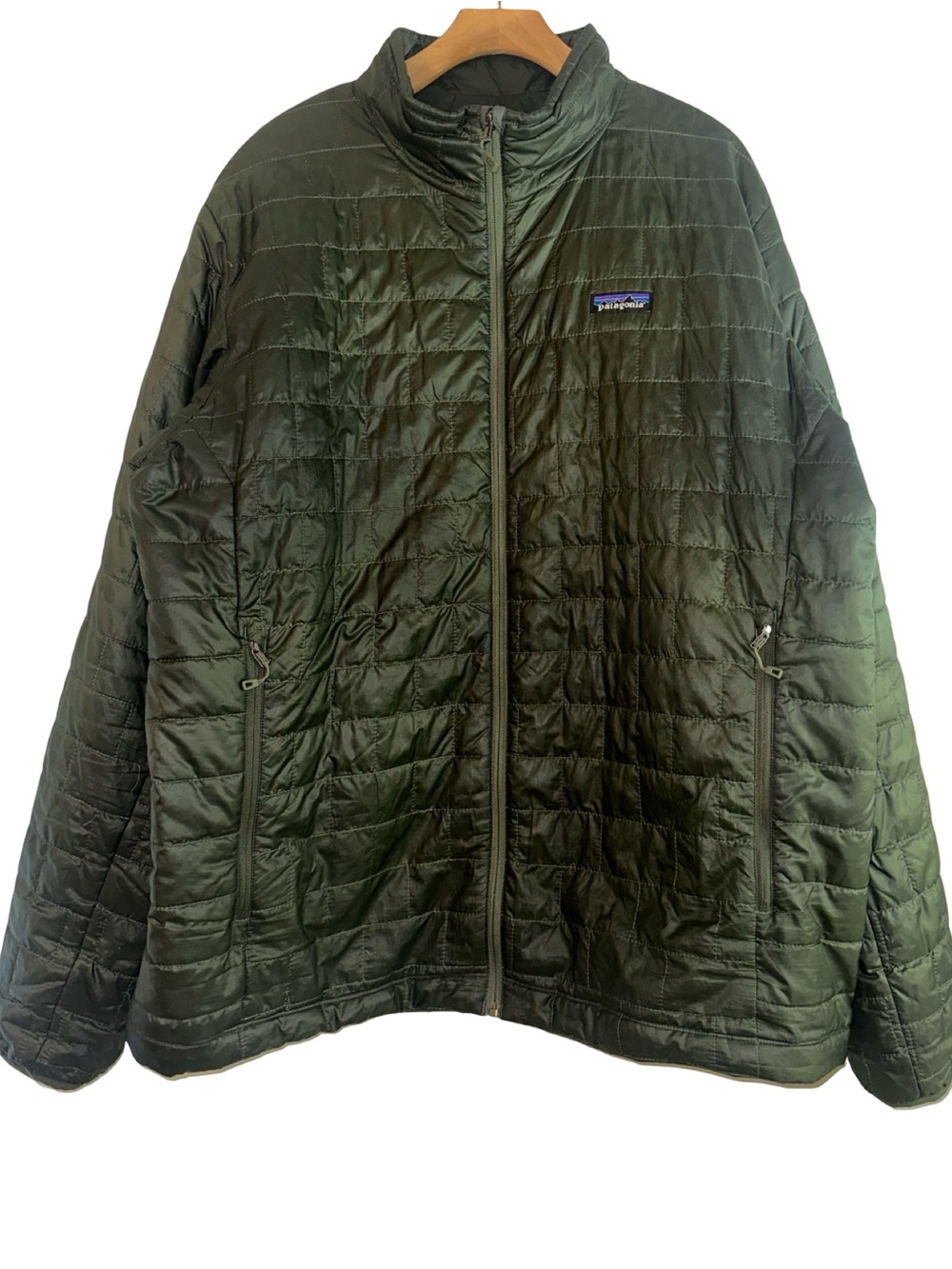 Patagonia Men’s Size XXL Olive Green Nano Quilted Puffer Jacket